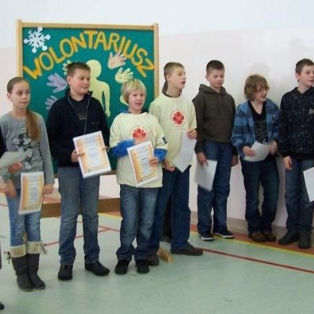 2010 r. – spotkanie z wolontariuszami w Szkole Podstawowej nr 2